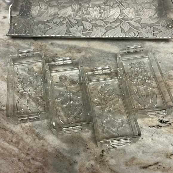 Federal Silver Co Vintage Florette Serving Tray